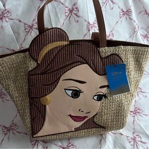 ✨NWT Rare Disney Danielle Nicole Belle Woven Tote